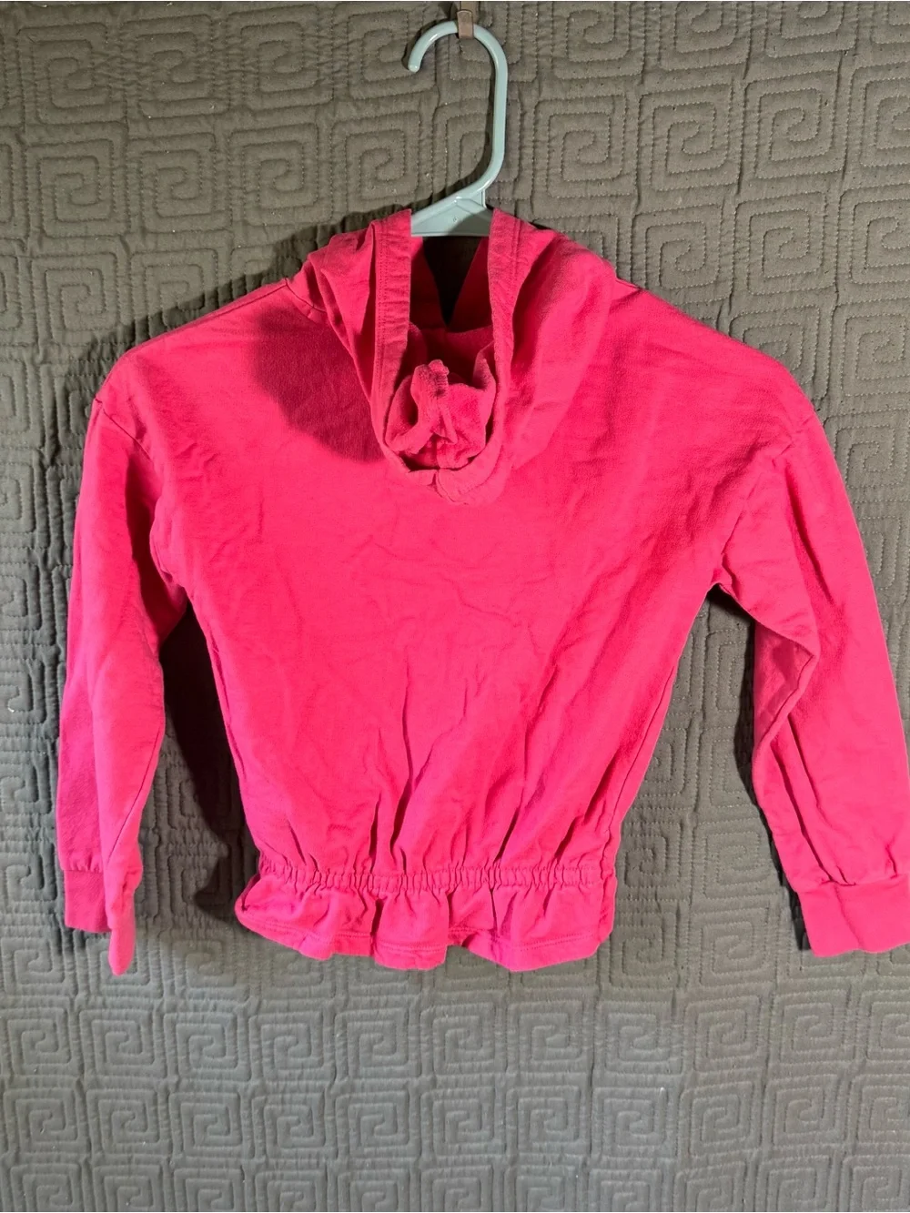 DKNY Sport Pullover Sweater Girls 7 Pink Hoodie 100%